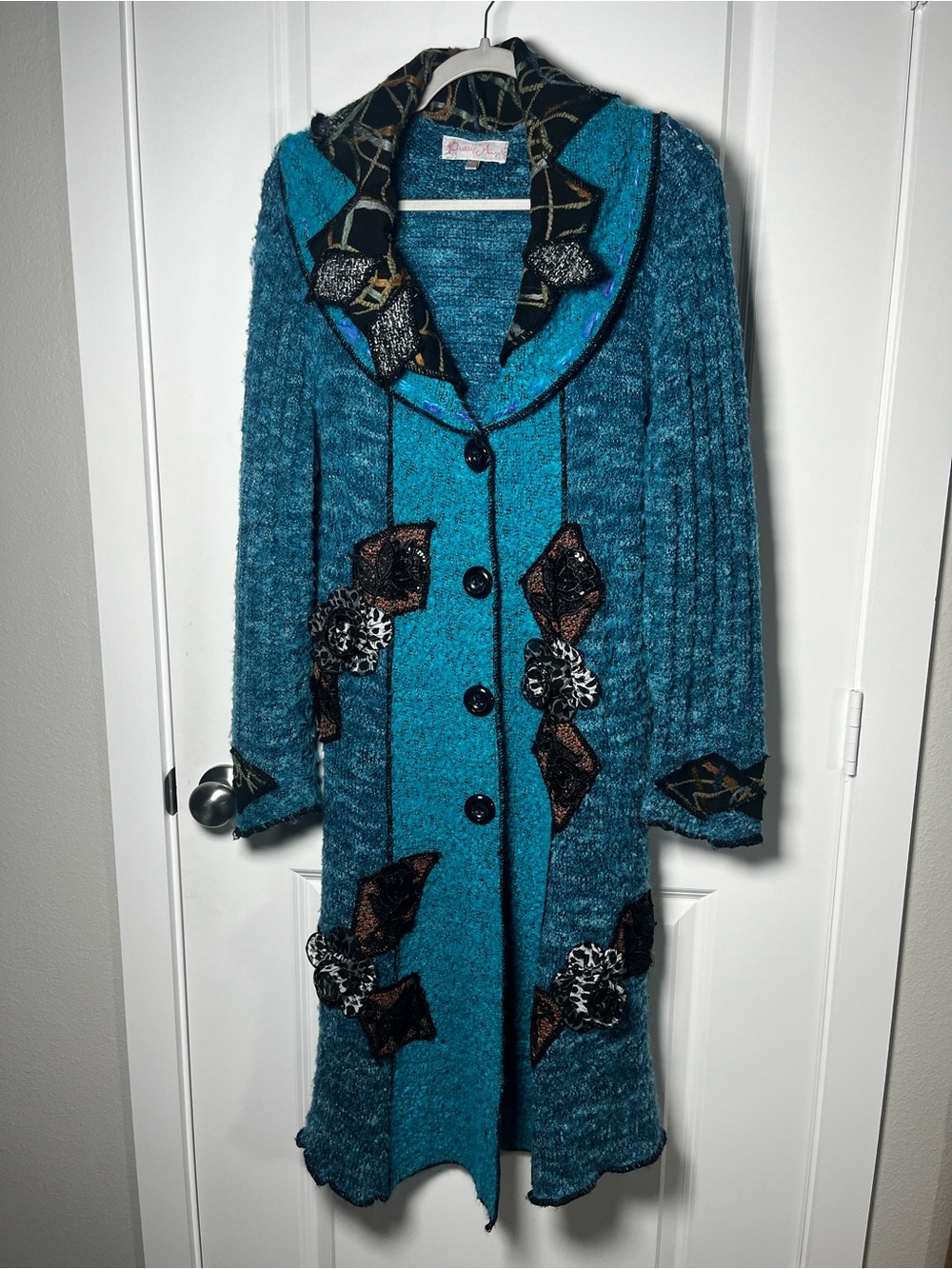 Pretty Angel Women’s XL Long Sweater/Cardigan Button Up Warm